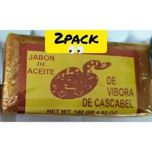 2-Pack Rattle Snake Soap Bars/ Jabones Aceite de Vibora de Cascabel for